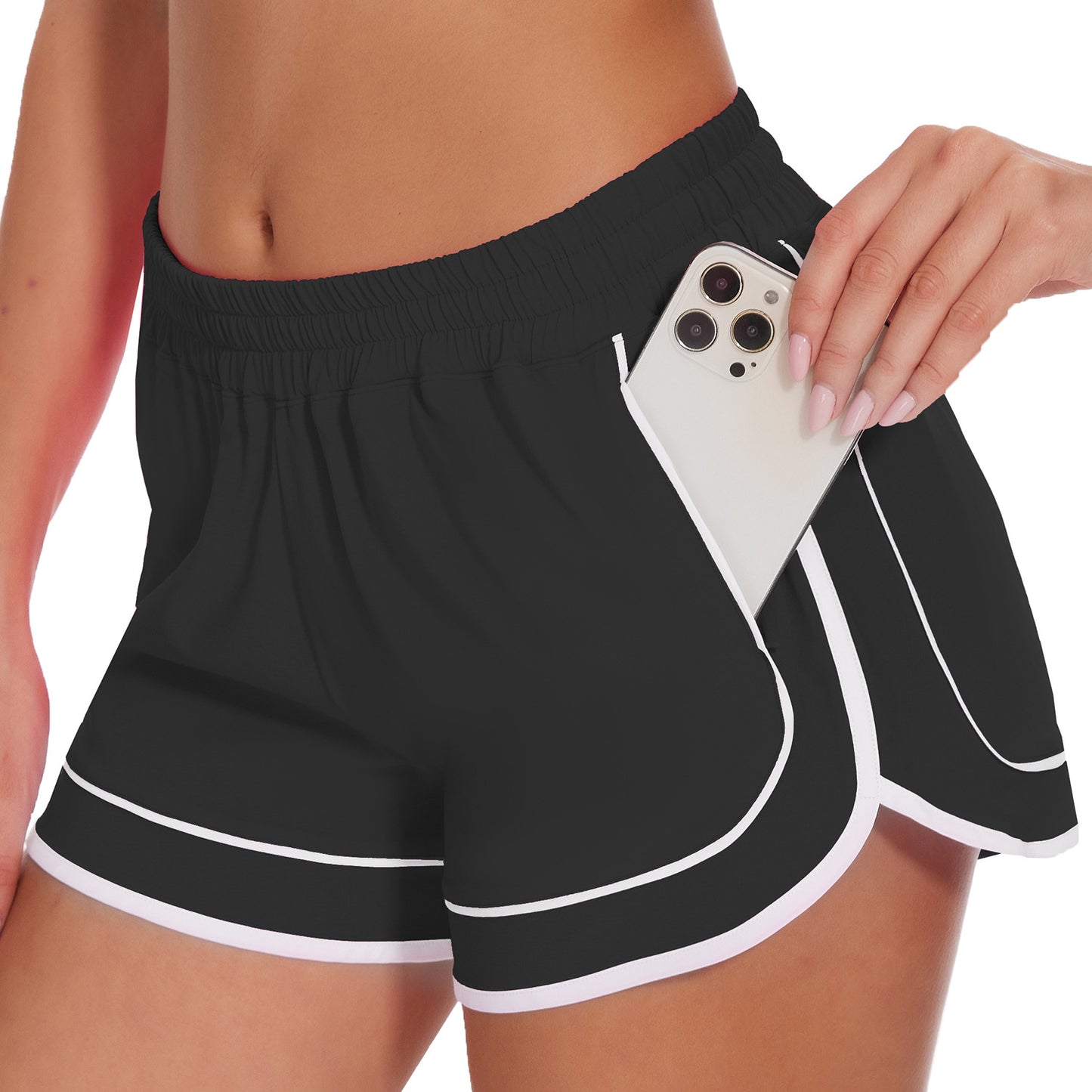 Women's Athletic Shorts High Waisted Running