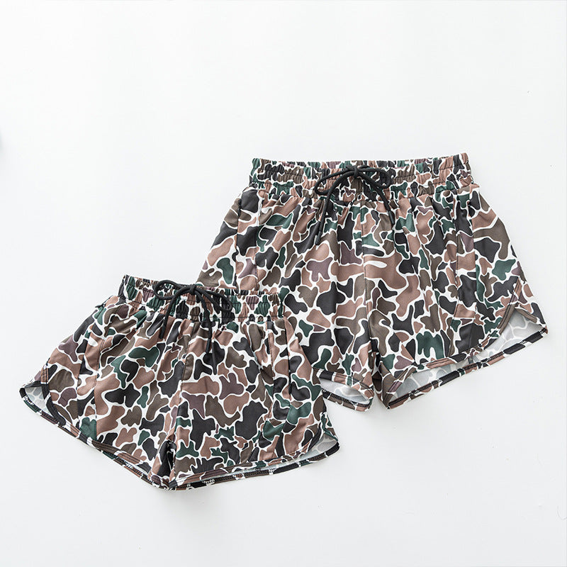 5 colors of parent-child summer sports shorts