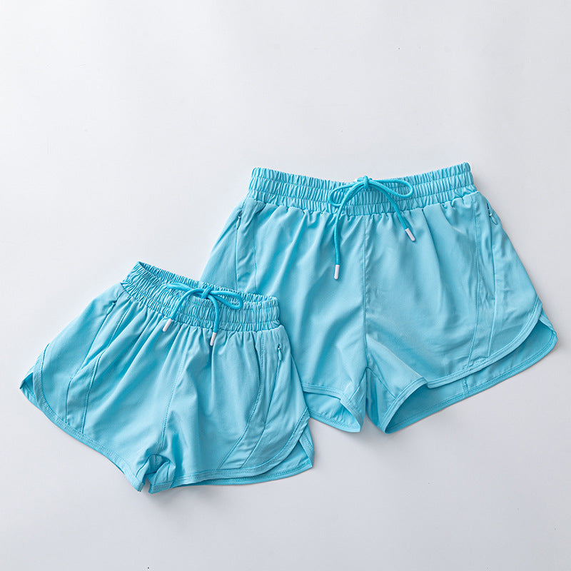 5 colors of parent-child summer sports shorts