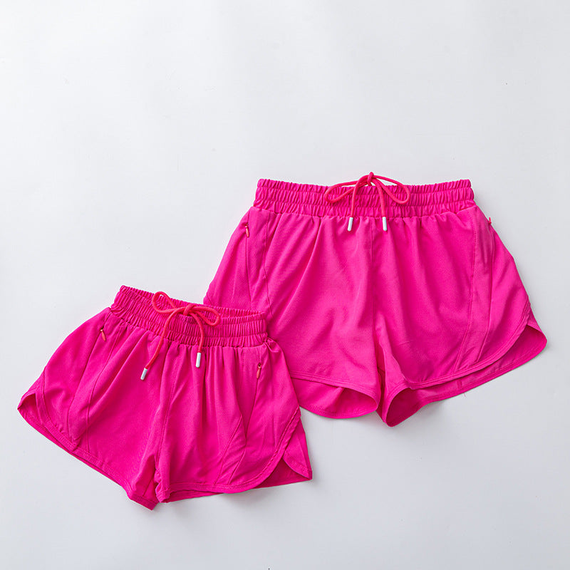 5 colors of parent-child summer sports shorts