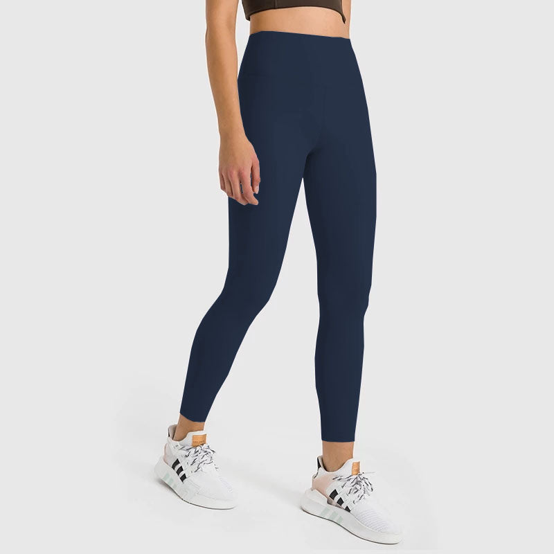Women Soft Tummy Pants Non See Through Workout Yoga Pants for Running