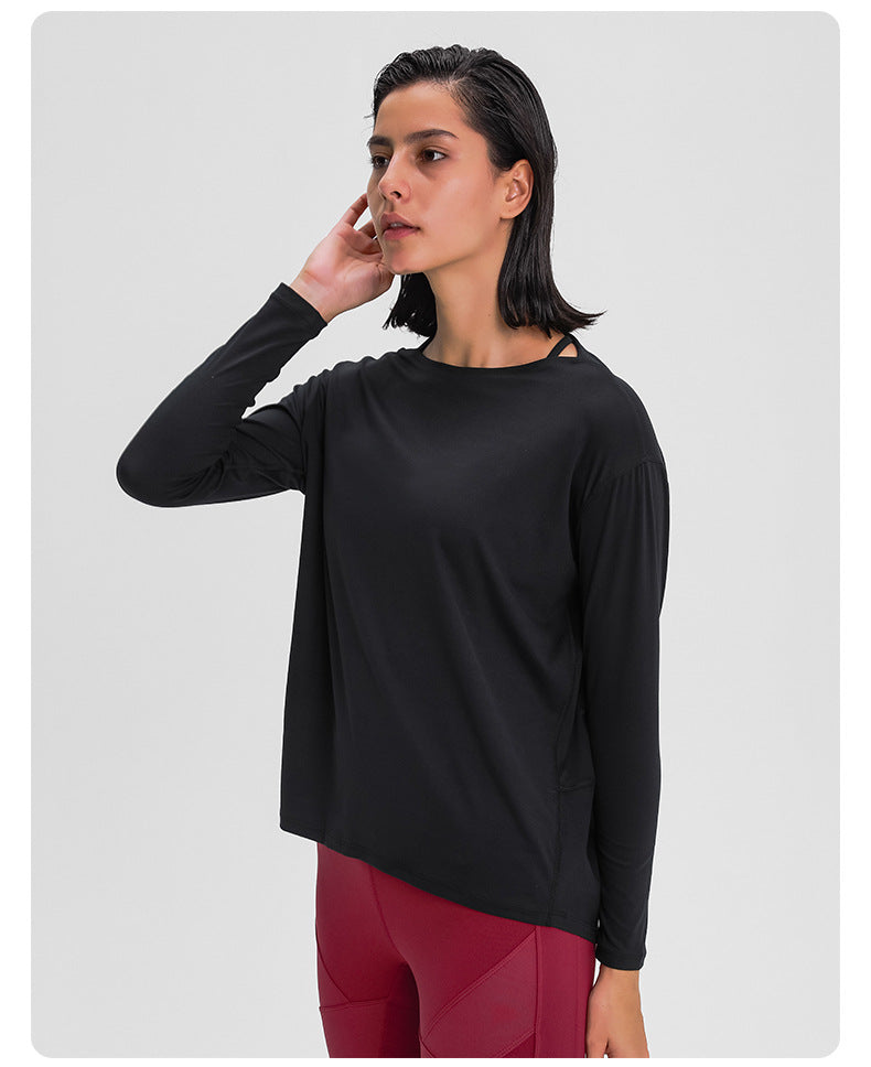 Womens Long Sleeve Casual Tops Loose Fall Trendy Outfits Winter Clothes