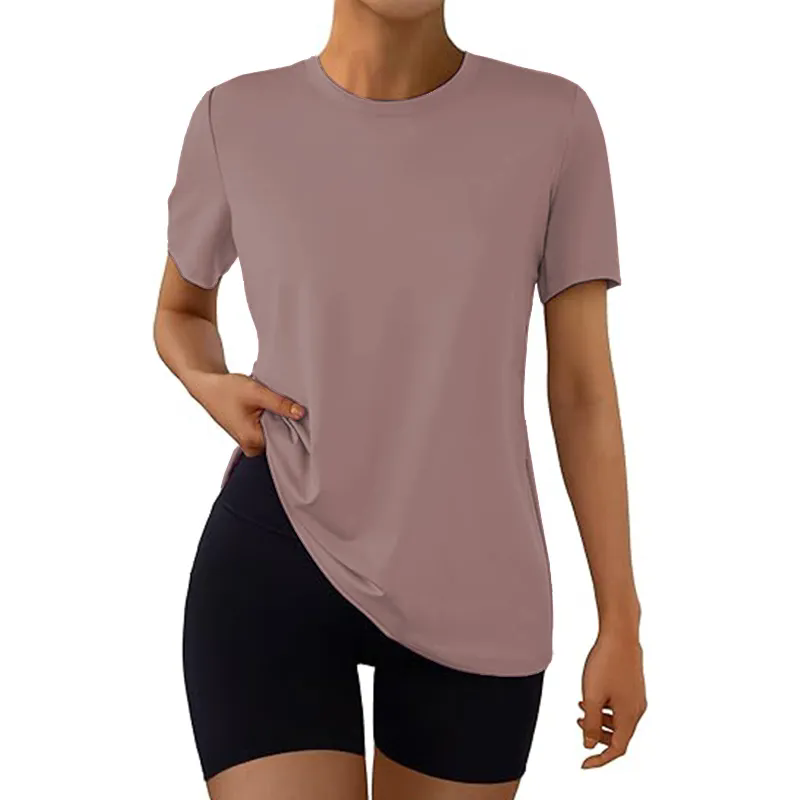 Women Summer T Shirts Fashion Workout Top Short Sleeve
