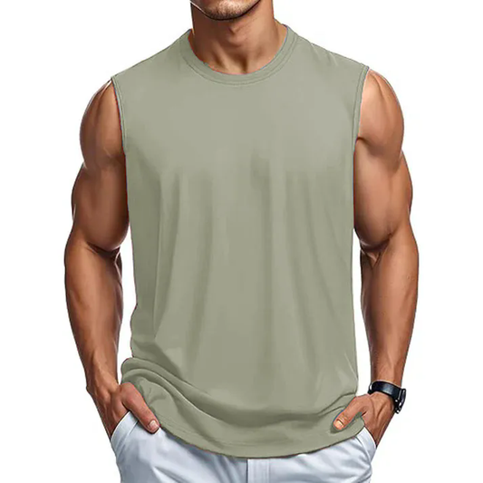 Men Tank Top Shirts Athletic Workout Sleeveless Shirts