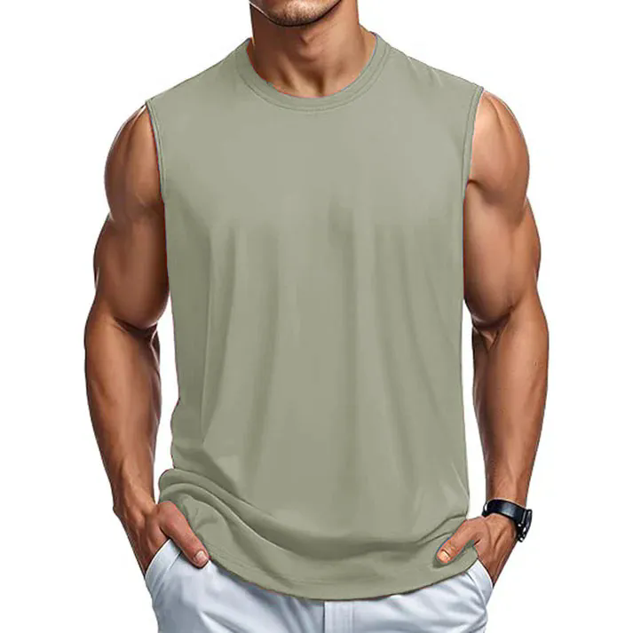 Men Compression Shirts Slimming Body Shaper Vest