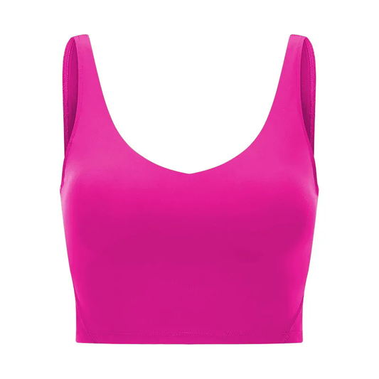 Women Gym Yoga Sport Top Longline Cross Strap Workout Exercise