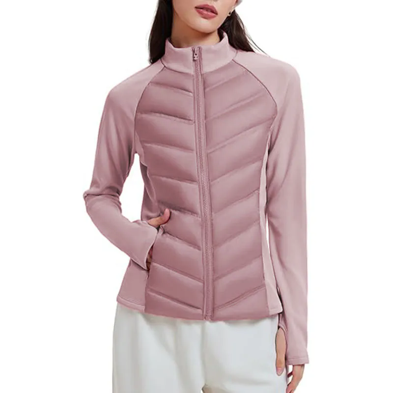 Womens Lightweight Puffer Jacket Down Coats for Hiking Running