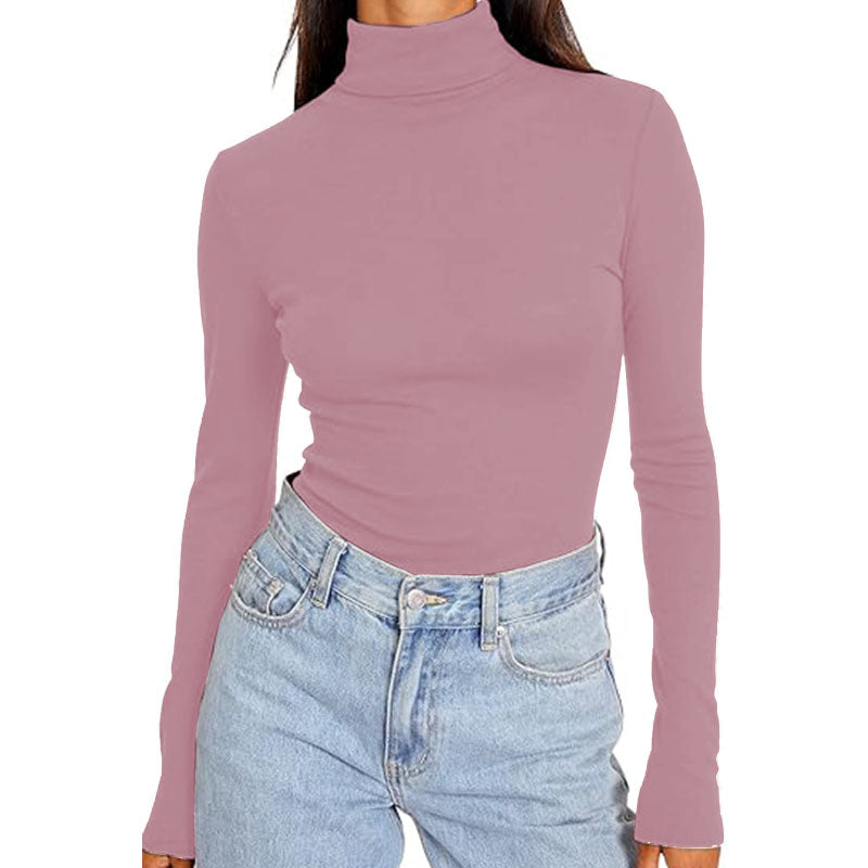 Women Long Sleeve Shirts Basic Crop Tops Going Out Fall Fashion