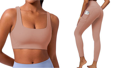Workout Sets for Women Bra High Waist Legging 2 PC Gym Yoga Outfit