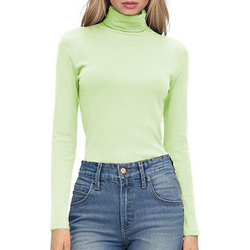 Long Shirt Stretchy Women Square Long Sleeve Shirts Lady Breathable Fabric Top