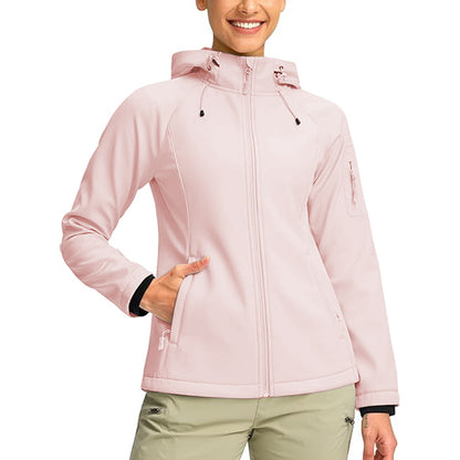 Women Jacket Lined Windproof Warm Light Waterproof
