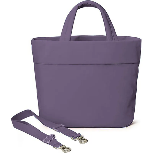 Women Laptop Tote Bag for Work Lightweight Splice Canvas Handbag Purse