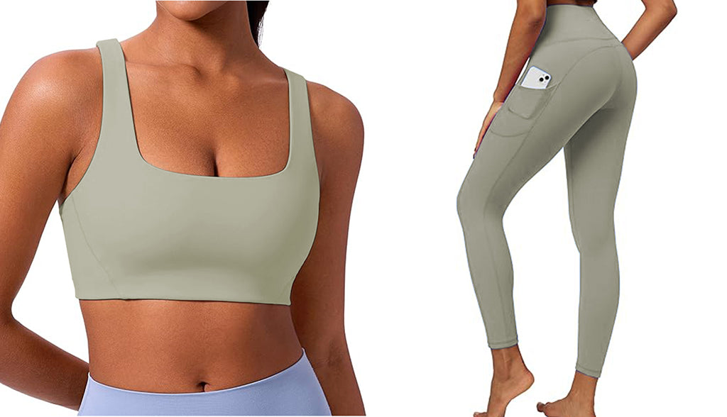 Workout Sets for Women Bra High Waist Legging 2 PC Gym Yoga Outfit