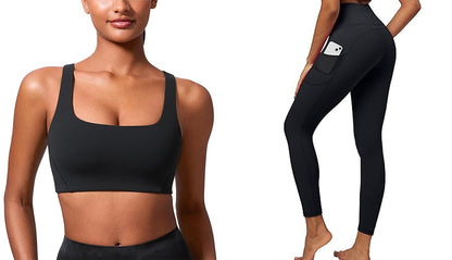 Workout Sets for Women Bra High Waist Legging 2 PC Gym Yoga Outfit