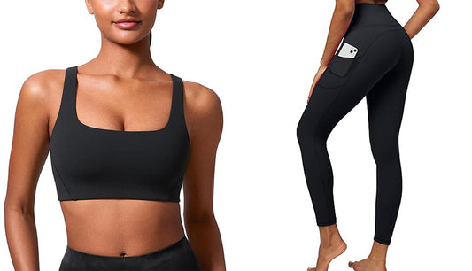 2025 Workout Sets for Women Bra High Waist Legging 2 PC Gym Yoga Outfit