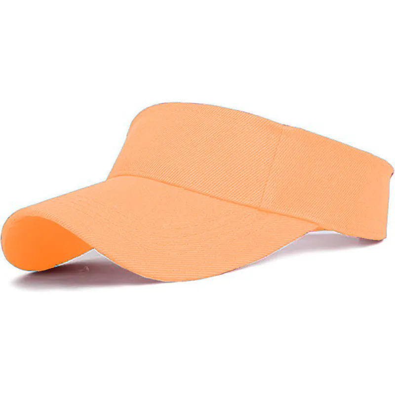 Adjustable Cotton Sun Protection Cap Tennis Golf Visor Hat