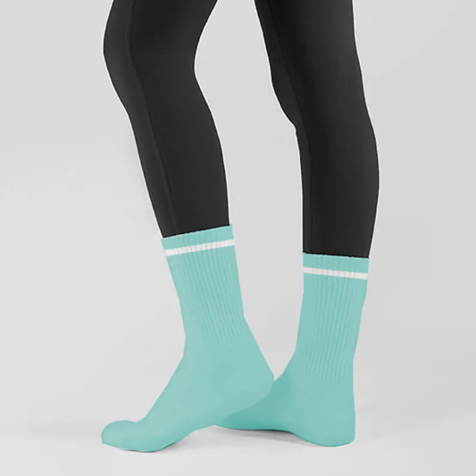 12 Color Womens Soft Moisture-wicking Socks Available
