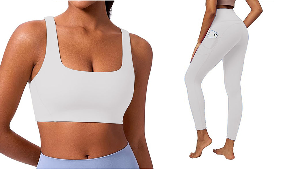 2025 Workout Sets for Women Bra High Waist Legging 2 PC Gym Yoga Outfit