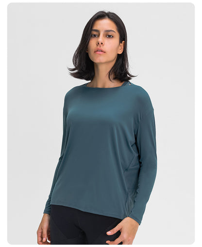 Womens Long Sleeve Casual Tops Loose Fall Trendy Outfits Winter Clothes