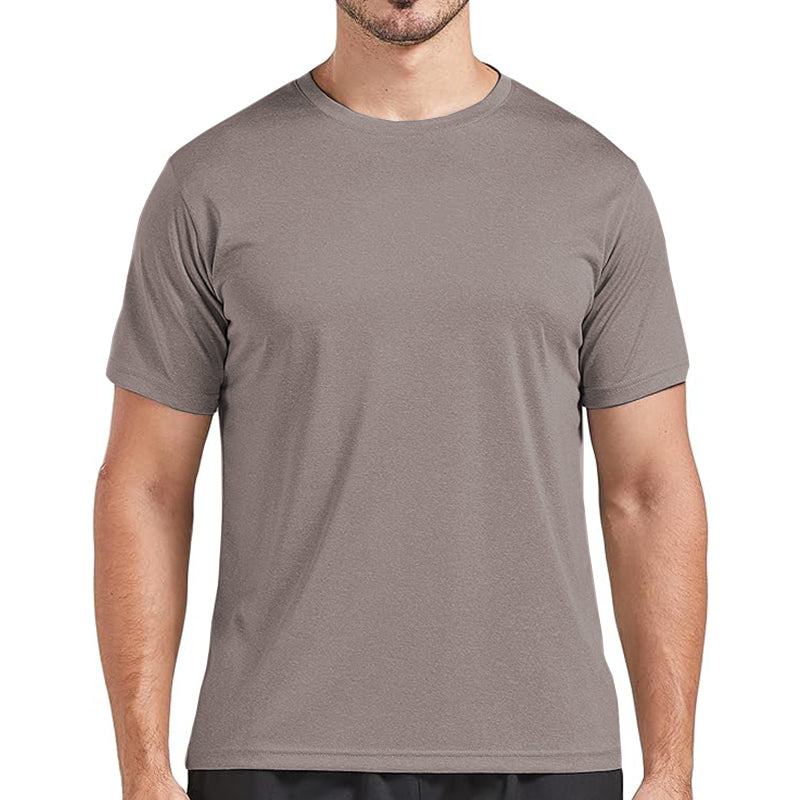Men T-Shirts Regular-Fit Short-Sleeve Crewneck
