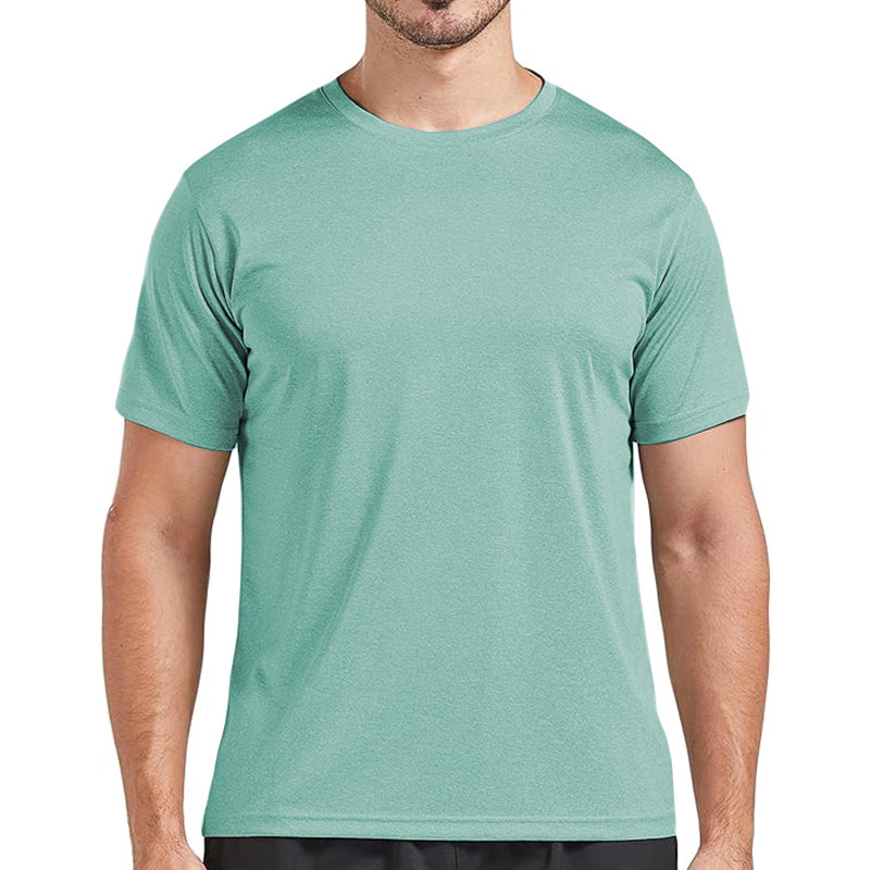 Men T-Shirts Regular-Fit Short-Sleeve Crewneck