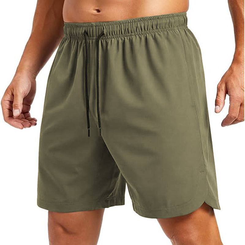 Mens Athletic Shorts Summer Gym Drawstring Shorts with Pockets