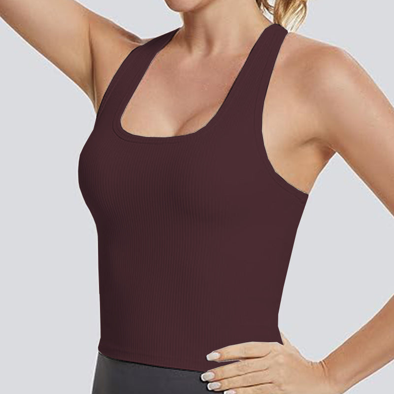 Workout Tank Tops for Women with Built in Bra Tanks