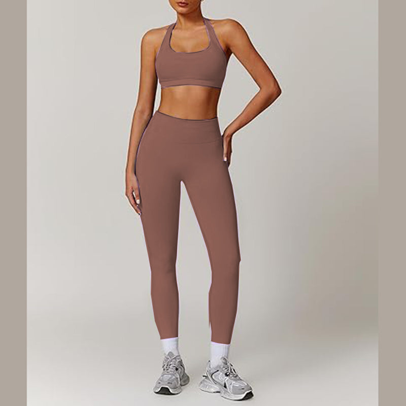 2 Piece Workout Sets for Women Sports Bras and Leggings Outfits