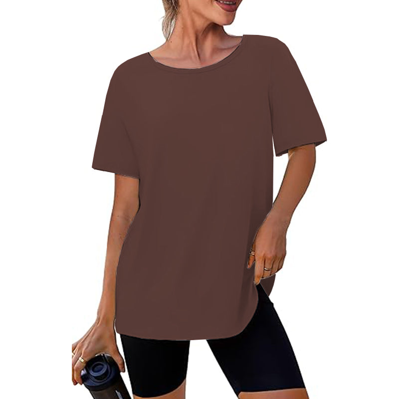 Womens T Shirts Trendy Workout Tee Casual Summer Tops