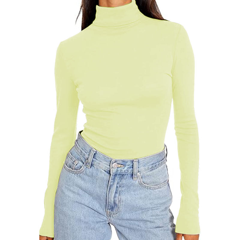Women Long Sleeve Shirts Basic Crop Tops Going Out Fall Fashion