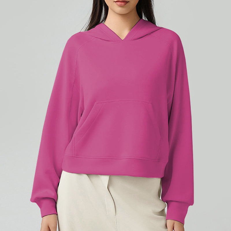 Women Fall Winter Long Sleeve Top Ribbed Hem Knitwear Pullover Sweater