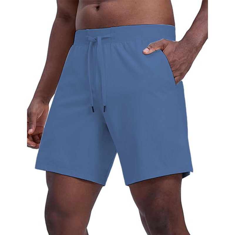 Men's sports shorts 7-inch quick drying sports and leisure with pockets