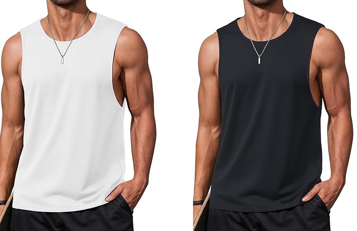 2025 Men T-Shirts Regular-Fit Short-Sleeve Crewneck