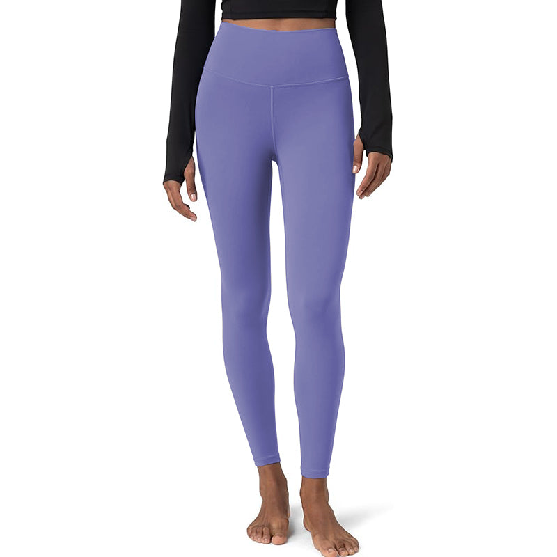 Women Back Waist Legging Naked Feel Athletic Fitness Stretchy