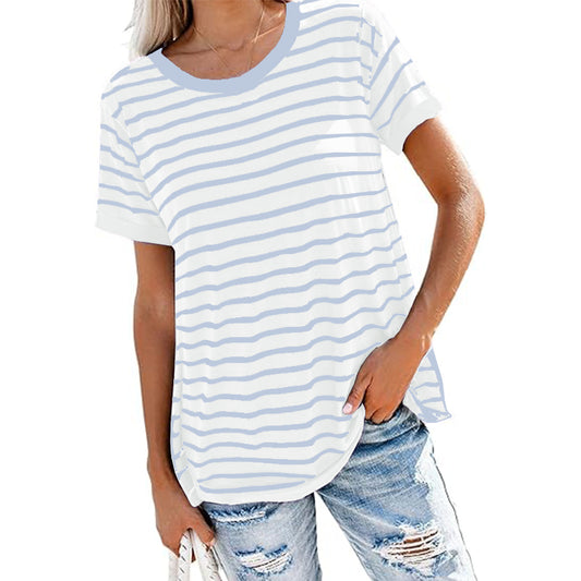 2025 New Women Summer T Shirts Business Casual Dressy
