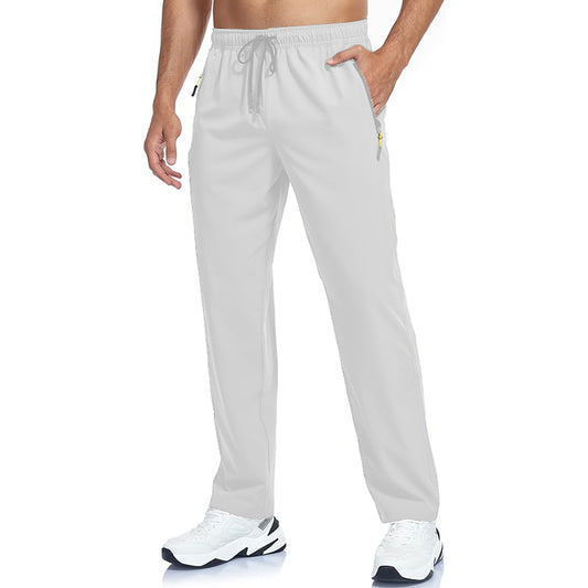 Men Straight Fit Wrinkle Resistant Pant