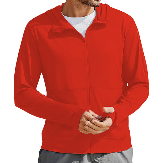 Men Soft Polar Fleece Jacket Lightweight Outdoor Recreation Full Zip Coat