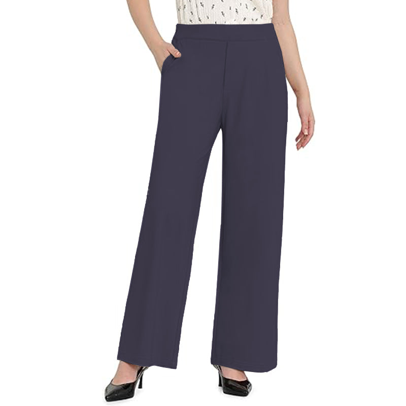 Women Casual Pant Straight Leg Stretch Pant