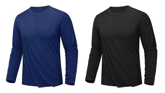 Mens T-Shirts Long Sleeve Classic Basic Shirts
