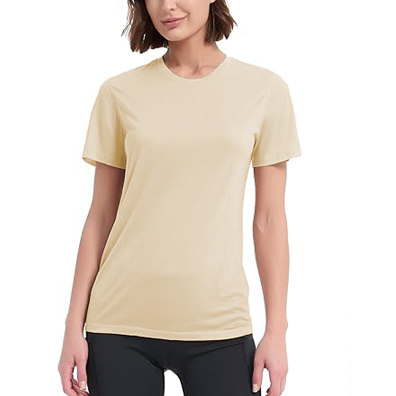 Wool & Tencel Blend T Shirt for Women