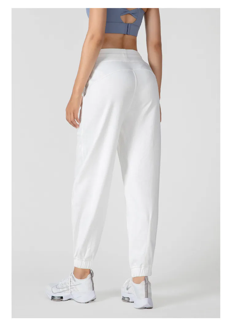 Women Pants Cotton Felling Thick Ankle Sweatpants Athletic Lounge