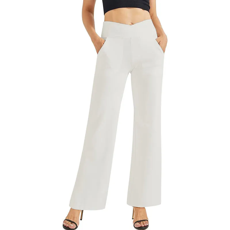 Women High Waisted Wide Leg Pants Athletic Casual