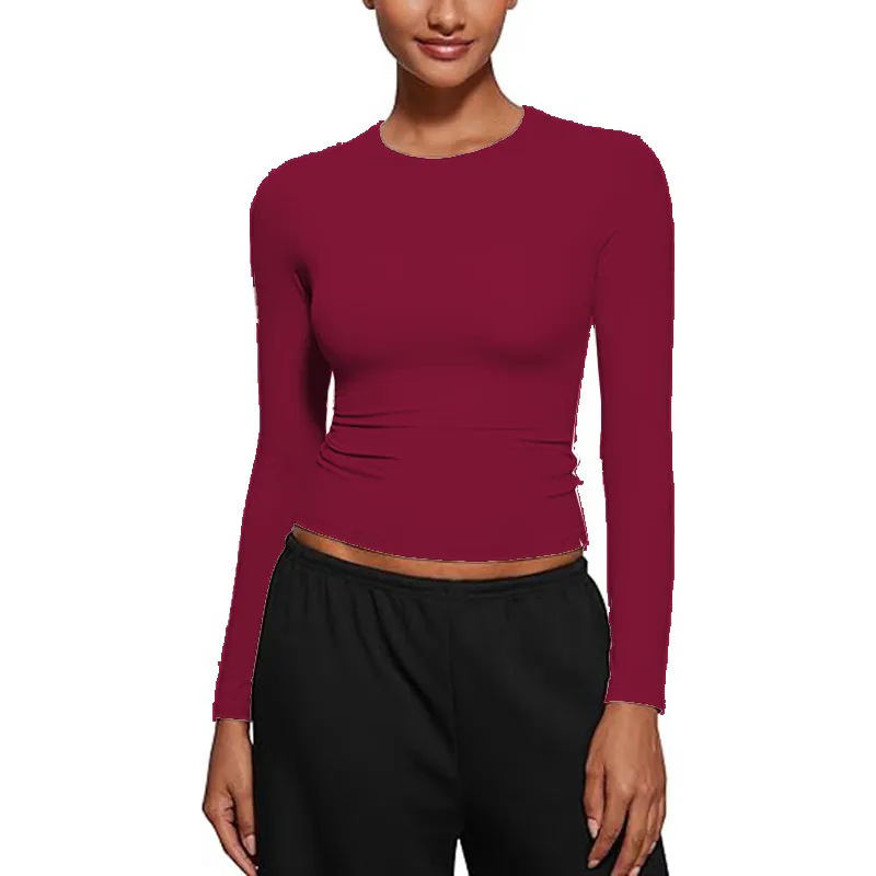 Women Long Sleeve Shirt Soft Crew Tops Going Out T-Shirts