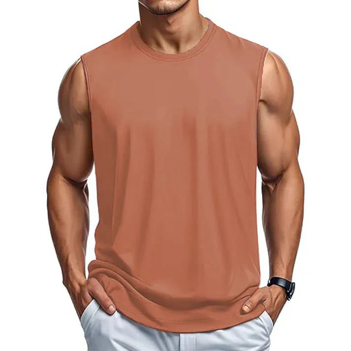 Men Compression Shirts Slimming Body Shaper Vest