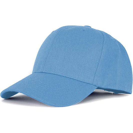 Low cut cotton baseball cap unstructured flat cap for men and women