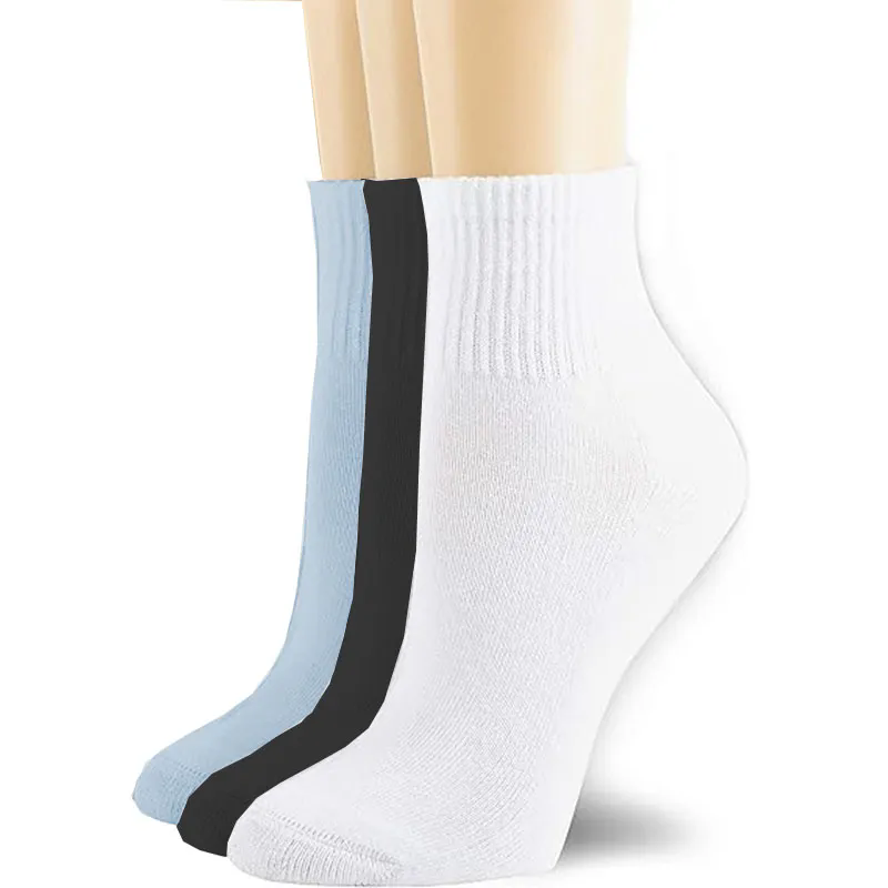 Women Crew/Ankle Cotton Athletic Socks