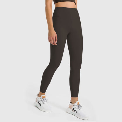 Women Soft Tummy Pants Non See Through Workout Yoga Pants for Running