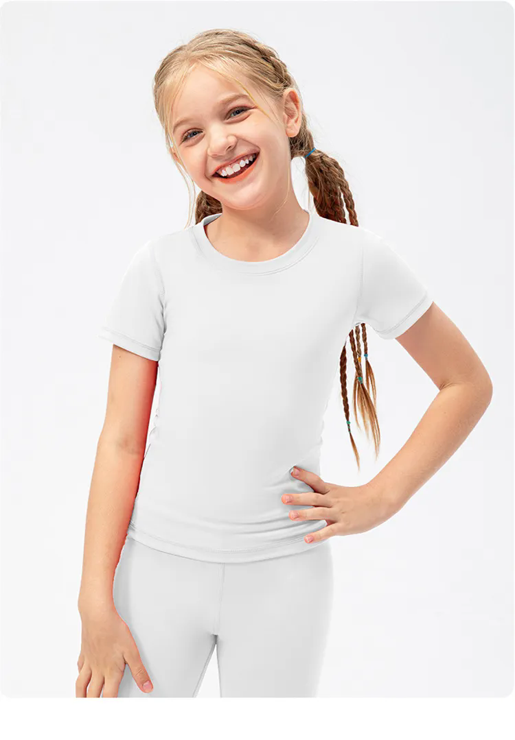 4 color Girls Kid Cute Quick Dry Breathable Stretch Vest Kids Tank Top