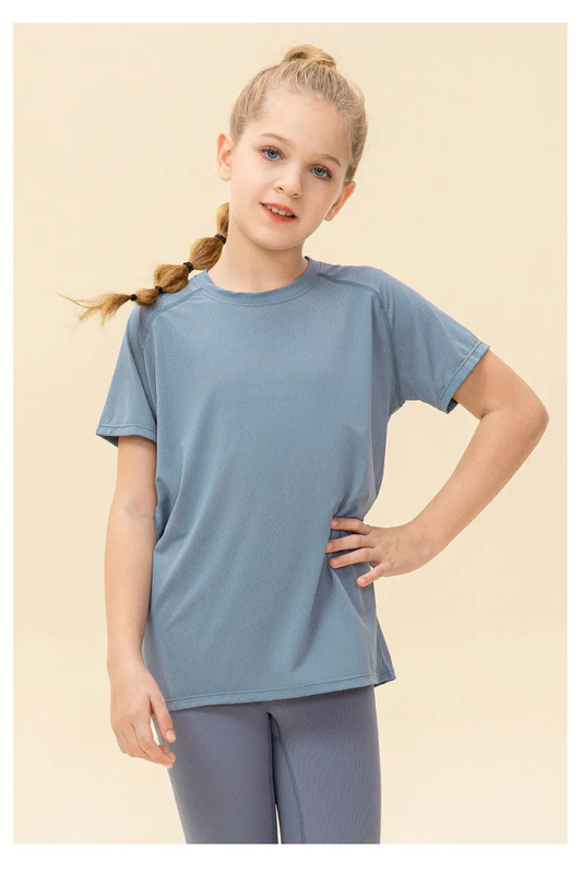 Girls Kid  Clothing Children Yoga Sports Dance Tank Top Shirts