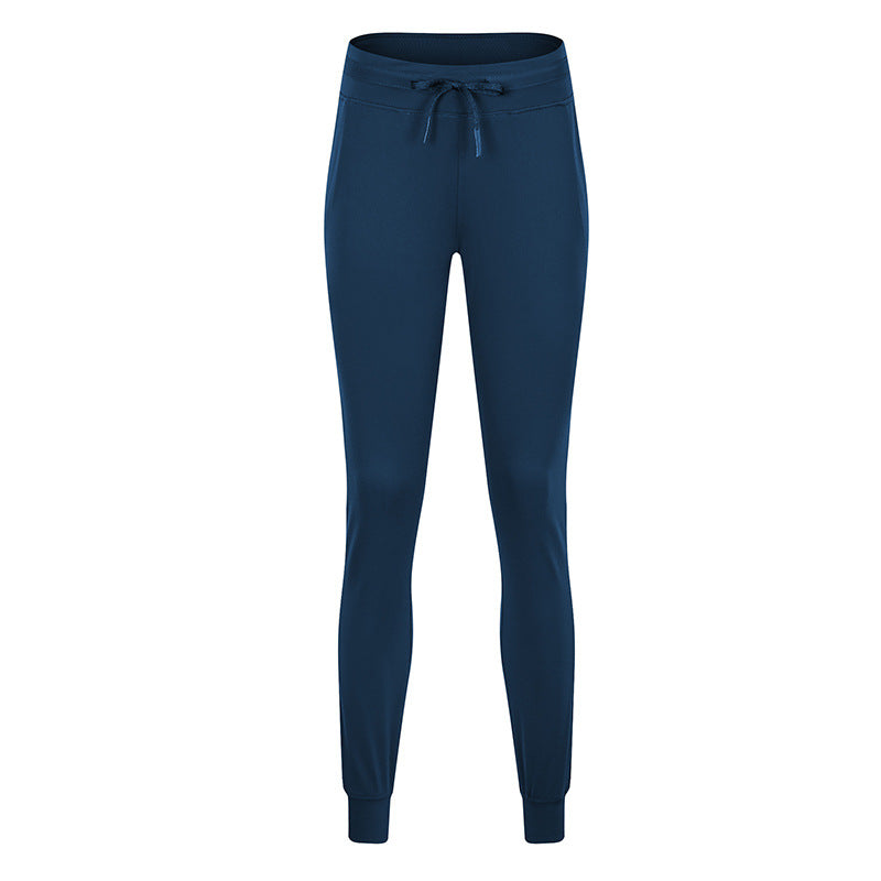 Women Drawstring Pants Fitness Sweatpants 4-Way Stretch Thicker Leggings